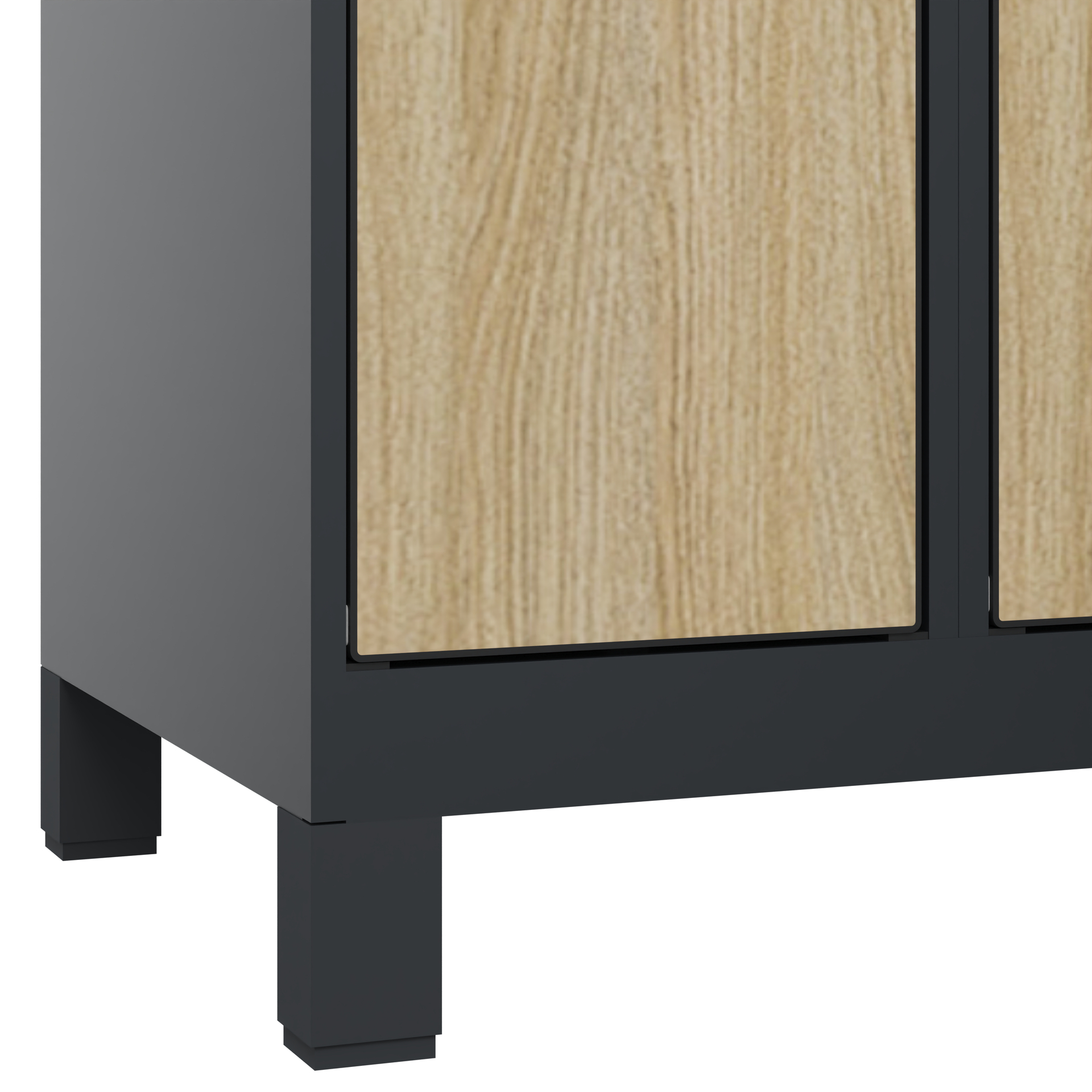C+P Schlie�fachschrank Evolo PLUS, F��e, 3 F�cher, 1950x300x500mm