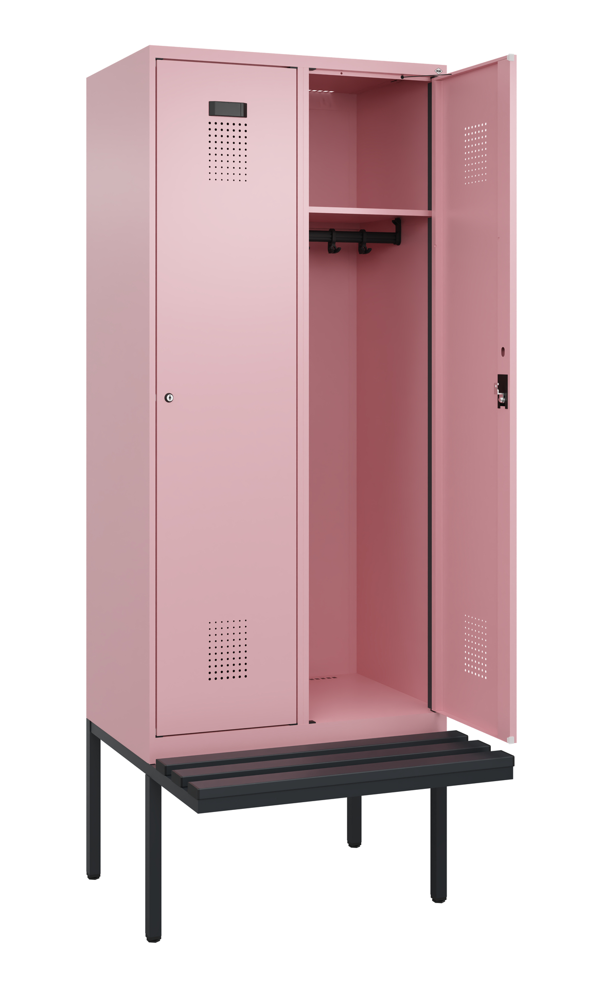 C+P Spind Evolo PLUS, Bank, 2 Abteile, 2120x800x81
