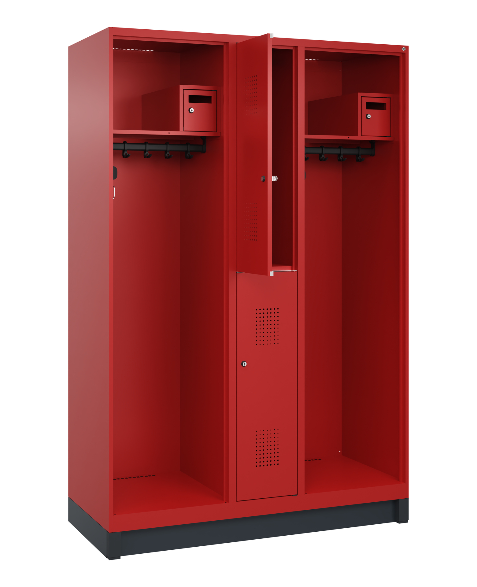 C+P Feuerwehrspind Maxi, 2 Fächer, 1850x1300x500mm