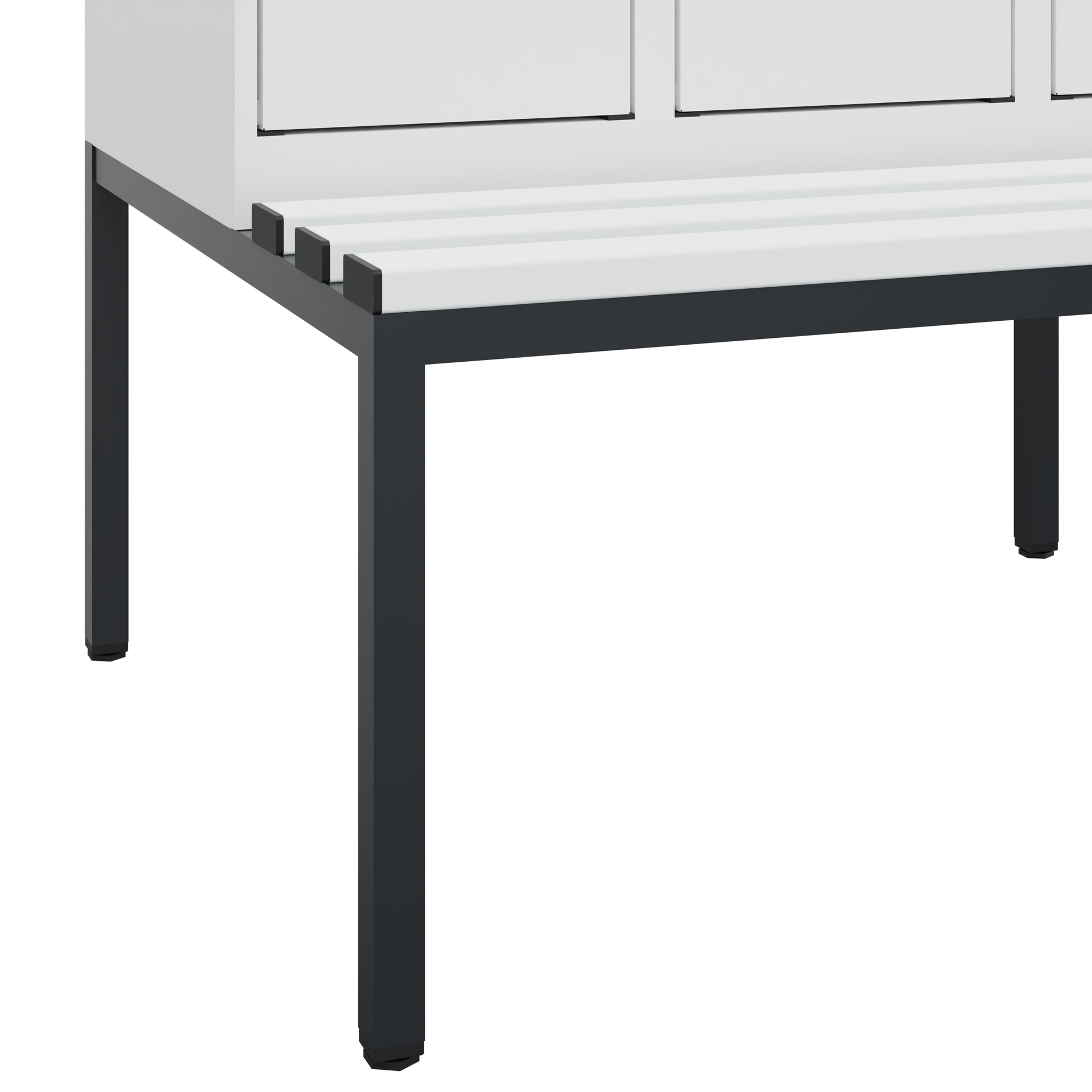 C+P Doppelstock-Spind Evolo PLUS, Bank, 8 Fächer, 