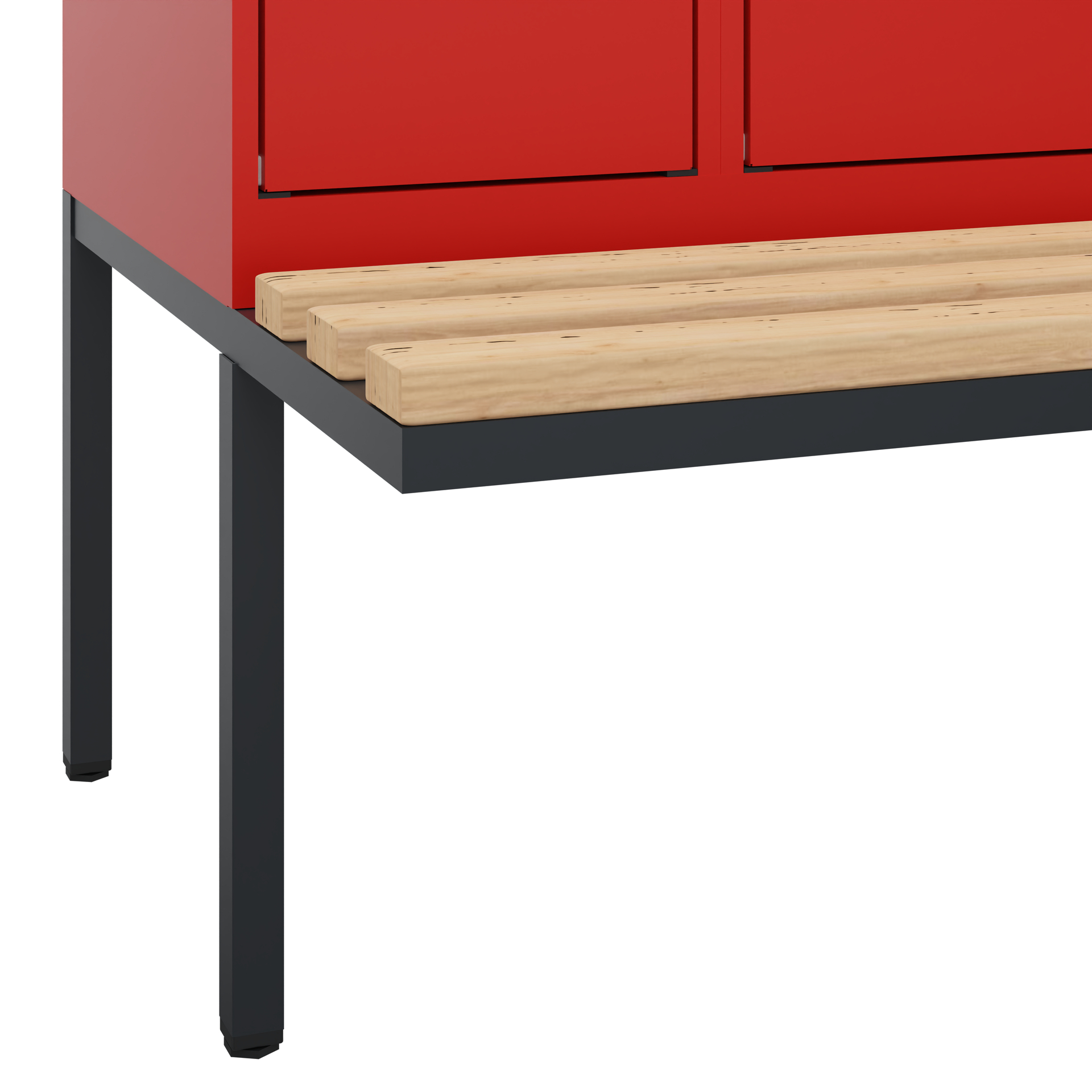 C+P Spind Evolo PLUS, Bank, 3 Abteile, 1950x900x81