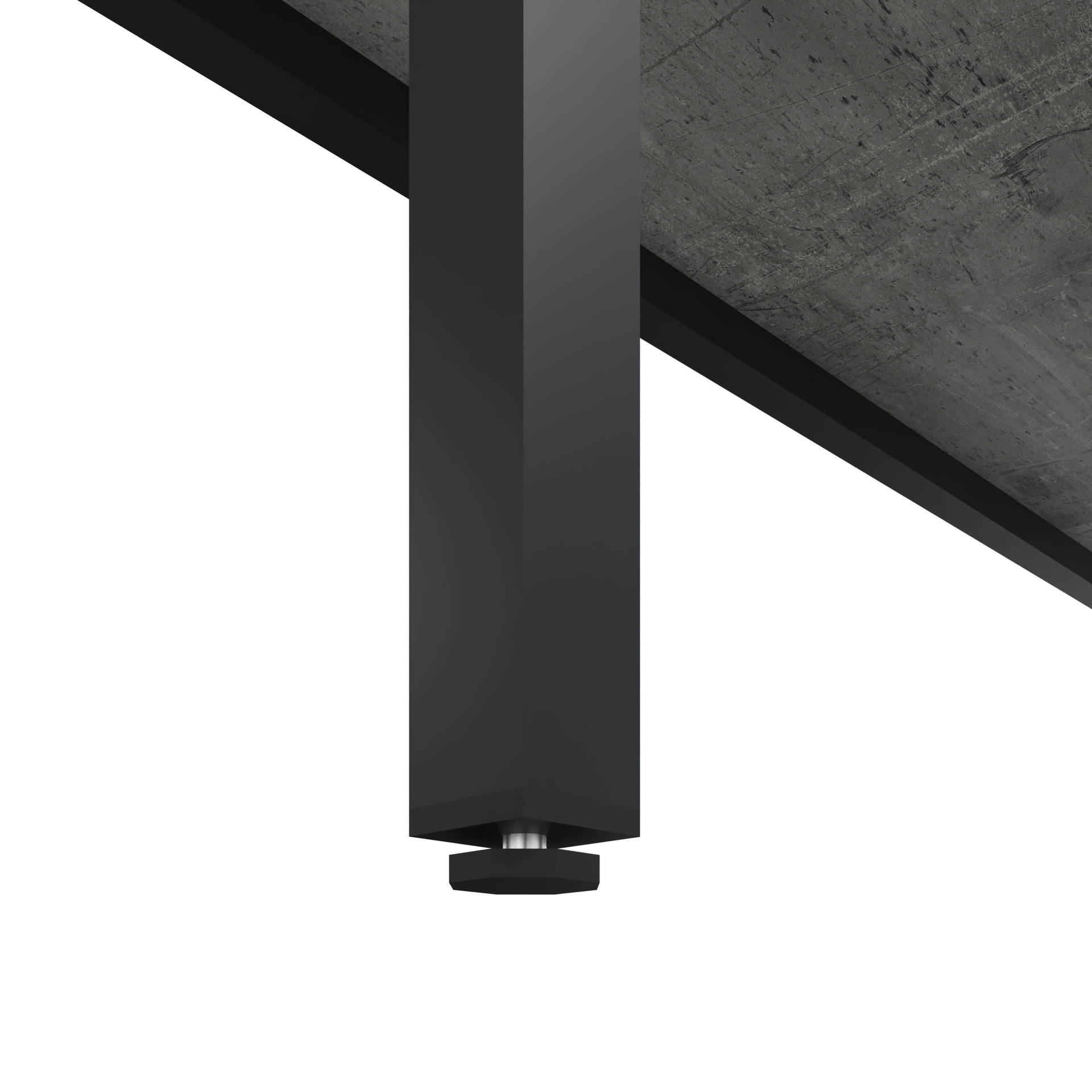 C+P Garderobenbank Solid HPL, 1716x2000x770mm, 7021/VK427