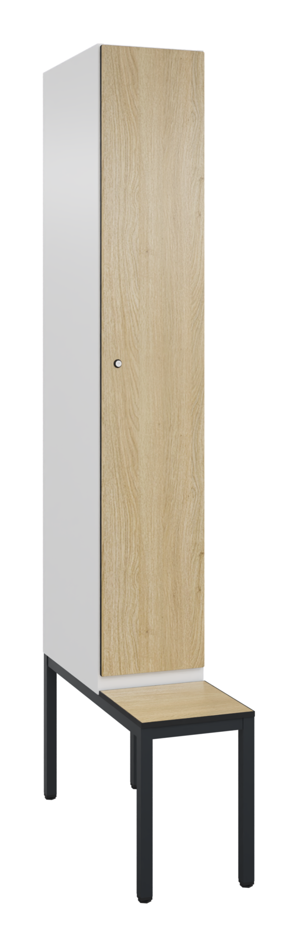 C+P Spind, Cambio, 1 Abteil, Bank, 2120x300x815mm, 9016/VK427