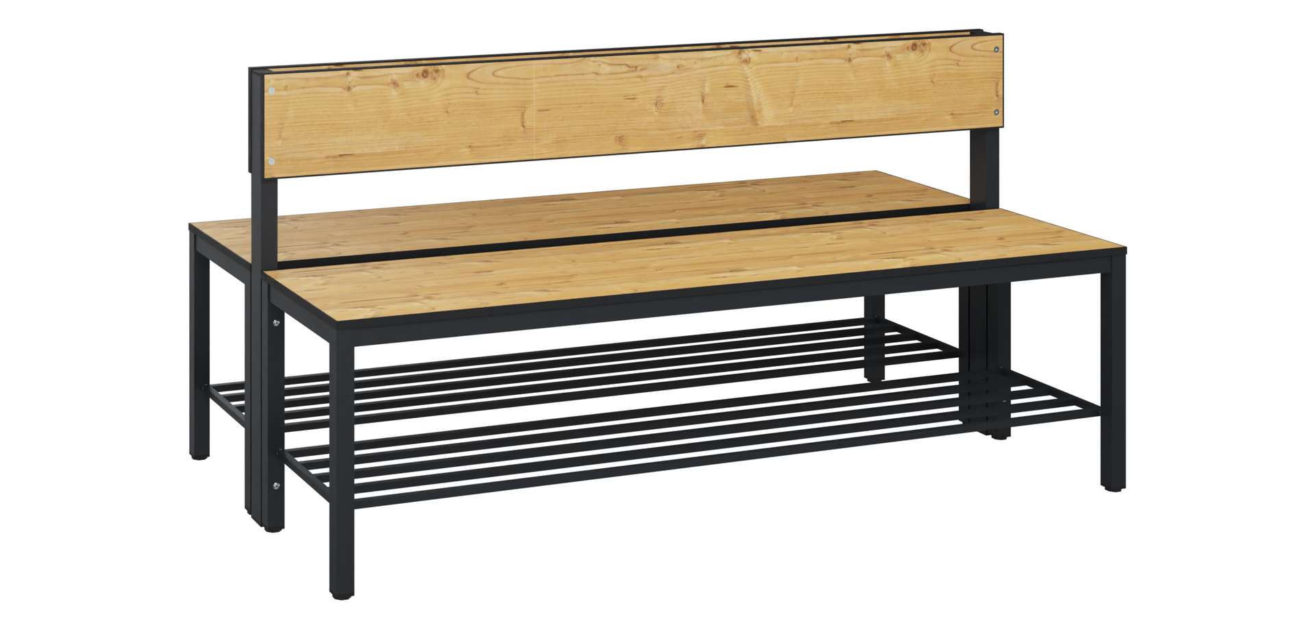 C+P Sitzbank Solid HPL, 774x1500x770mm, 7021/VK039