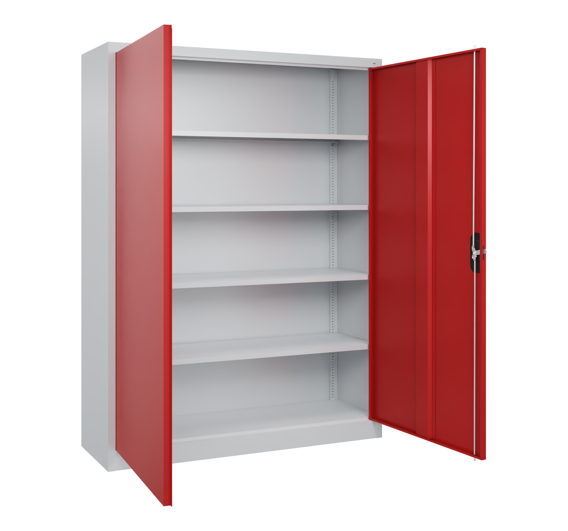 C+P Büroschrank, Acurado, 1950x1500x400mm, 7035/3000