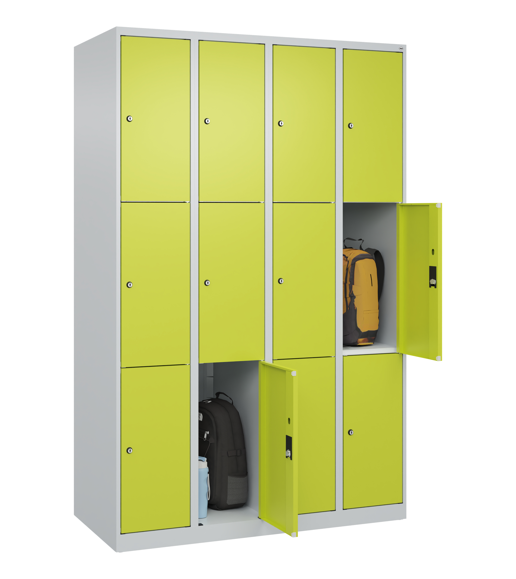 C+P Schließfachschrank Classic PLUS, 4 Abteile, 18