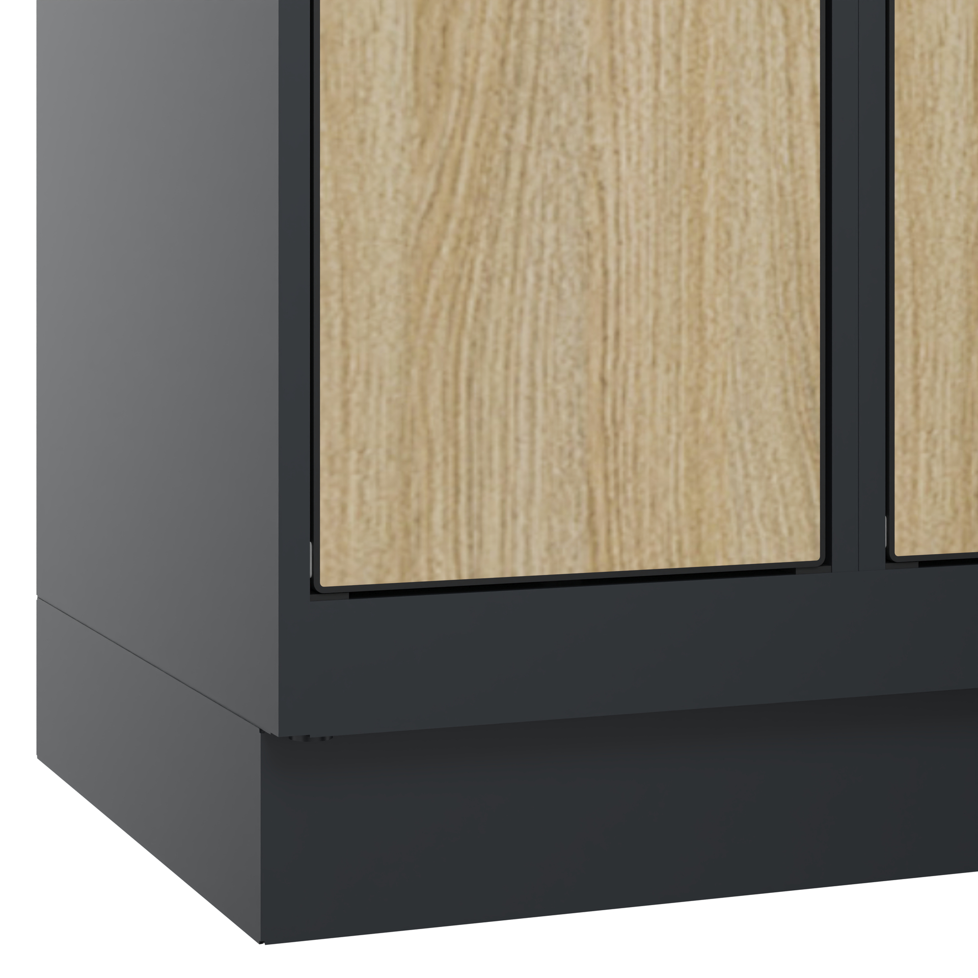C+P Schlie�fachschrank Evolo PLUS, Sockel, 5 F�cher, 1950x300x500mm