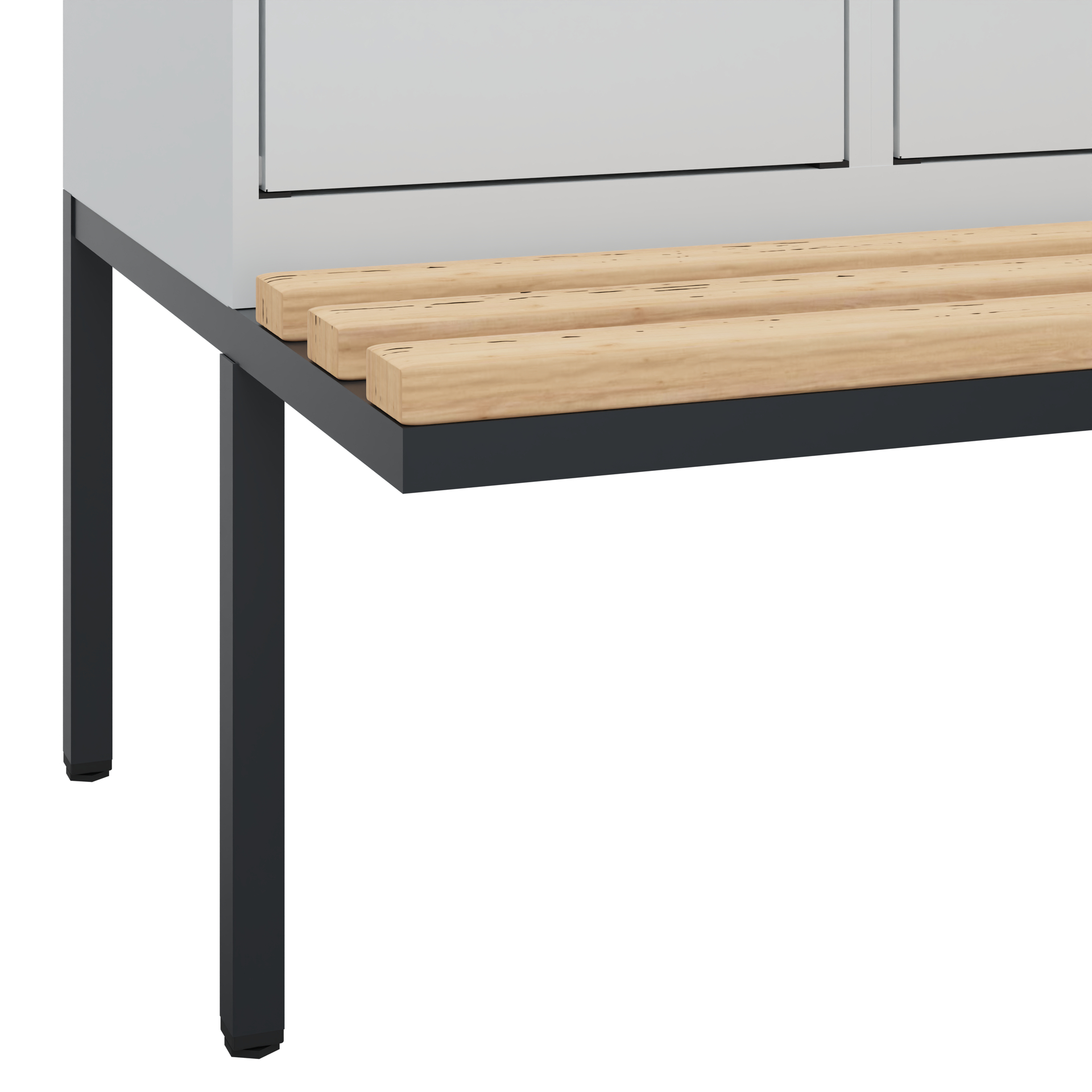 C+P Doppelstock-Spind Evolo PLUS, Bank, 6 Fächer, 