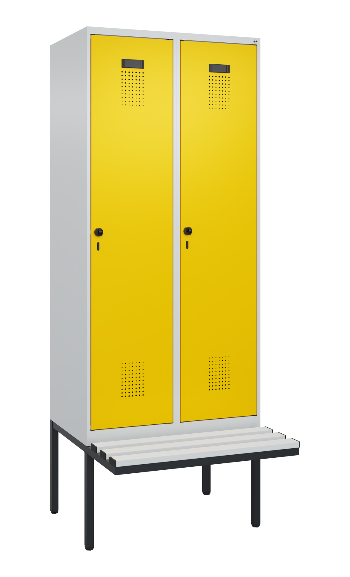 C+P Spind Evolo PLUS, Bank, 2 Abteile, 2120x800x81