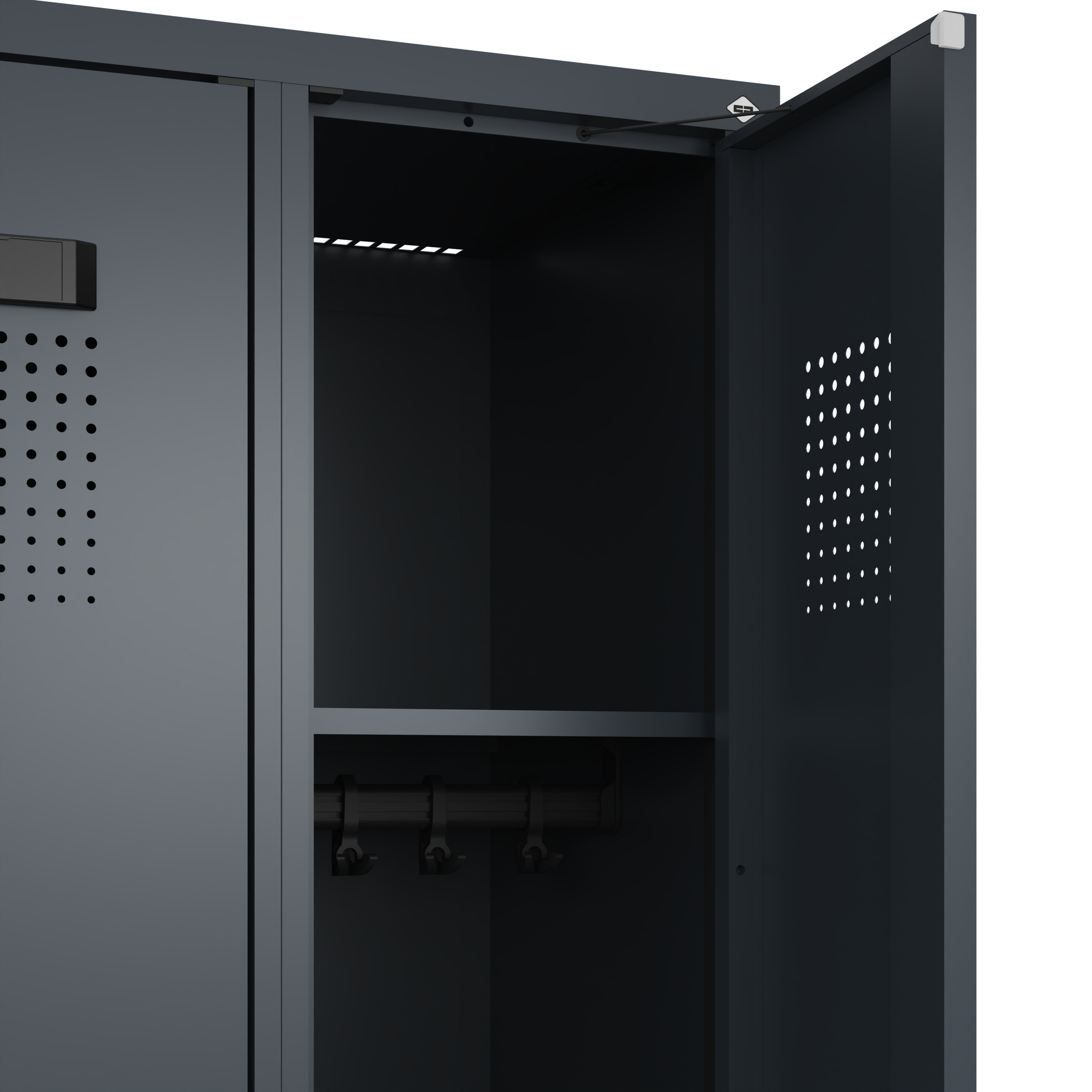 C+P Spind Evolo PLUS, Bank, 3 Abteile, 1950x900x815mm