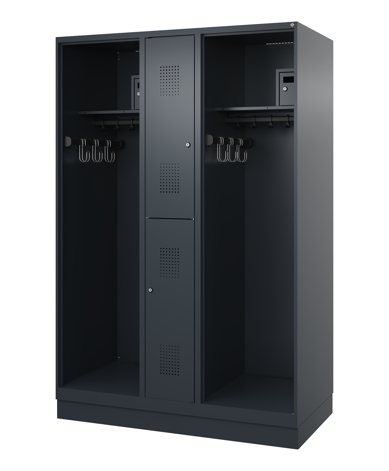 C+P Feuerwehrspind Maxi, 2 Fächer, 1850x1300x600mm