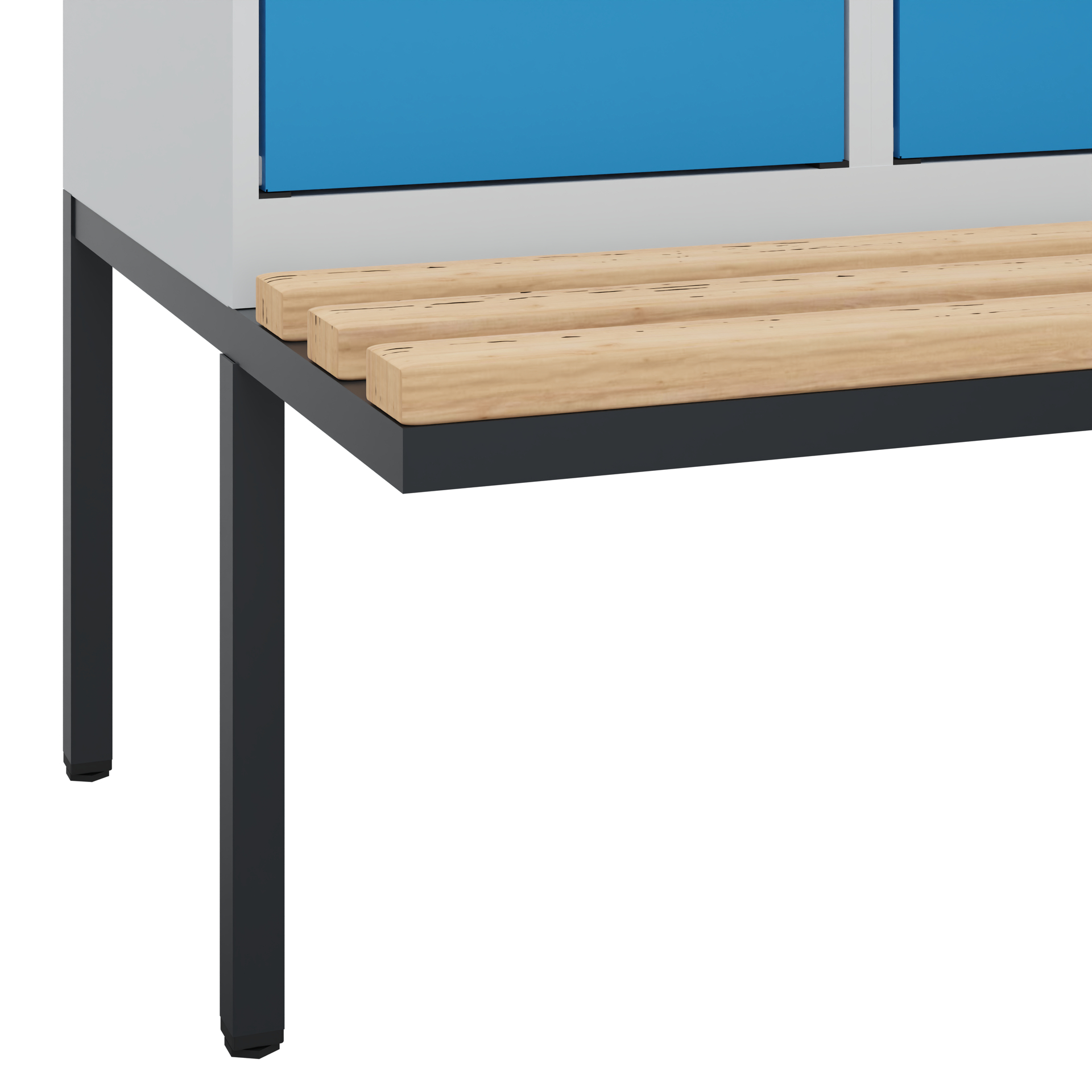 C+P Spind Evolo PLUS, Bank, 2 Abteile, 1950x800x81