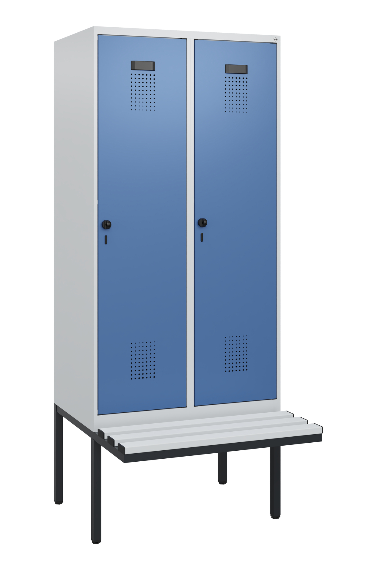 C+P Spind Evolo PLUS, Bank, 2 Abteile, 1950x800x81