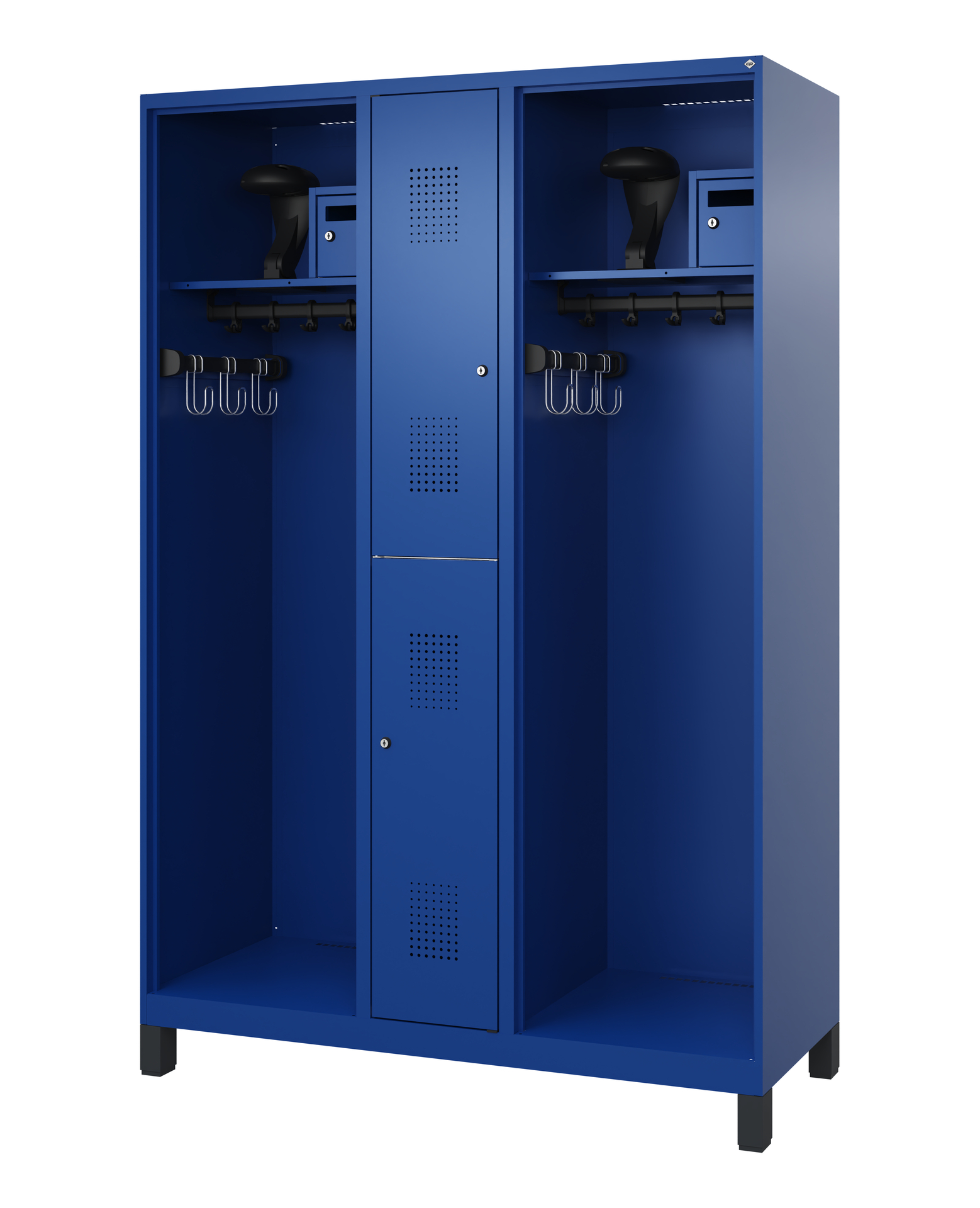 C+P Feuerwehrspind Maxi, 2 Fächer, 1850x1300x500mm