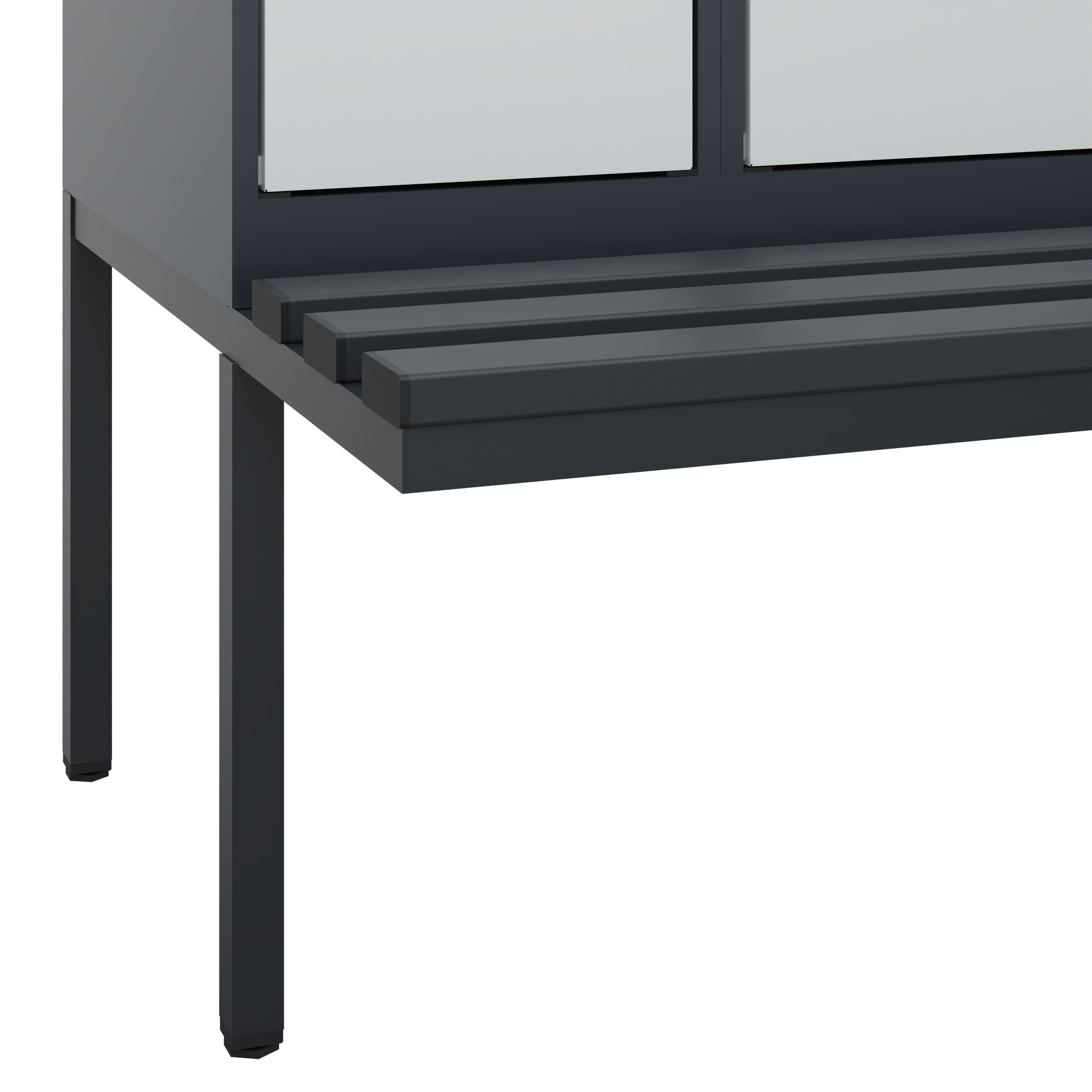 C+P Spind Evolo PLUS, Bank, 2 Abteil, 2120x600x815