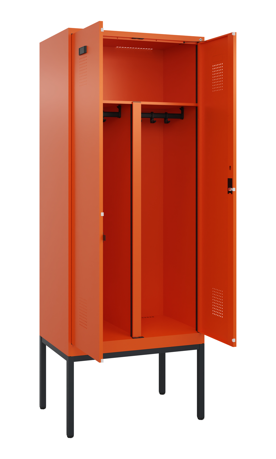 C+P PSA Doppel-Spind Evolo PLUS, Gestell, 2 Abteil