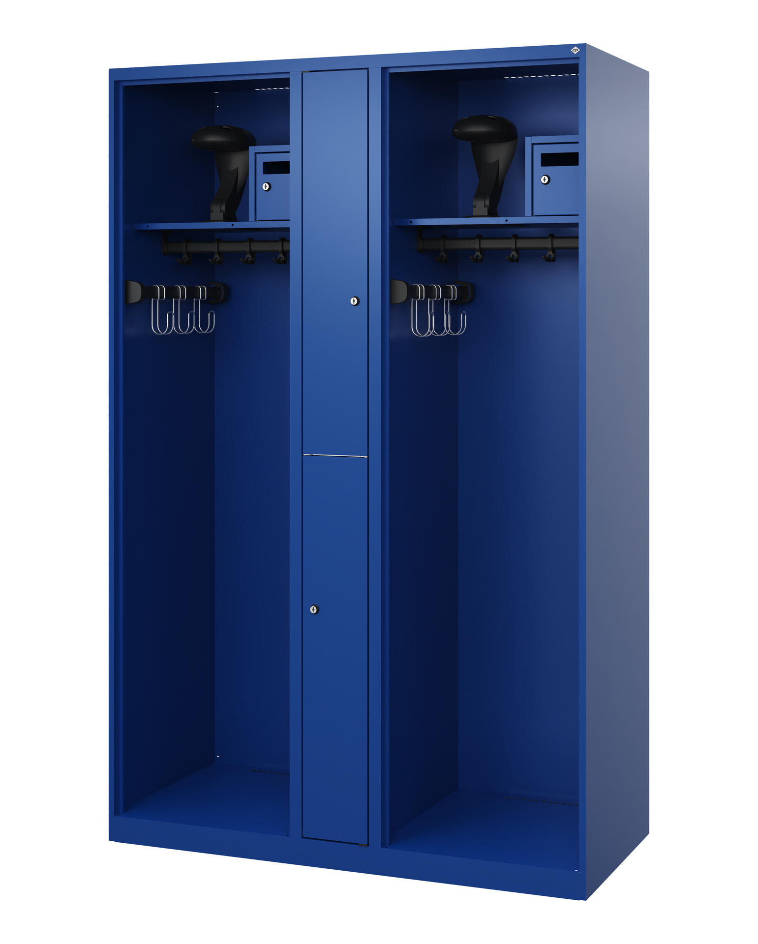 C+P Feuerwehrspind Maxi, 2 Fächer, 1850x1200x500mm