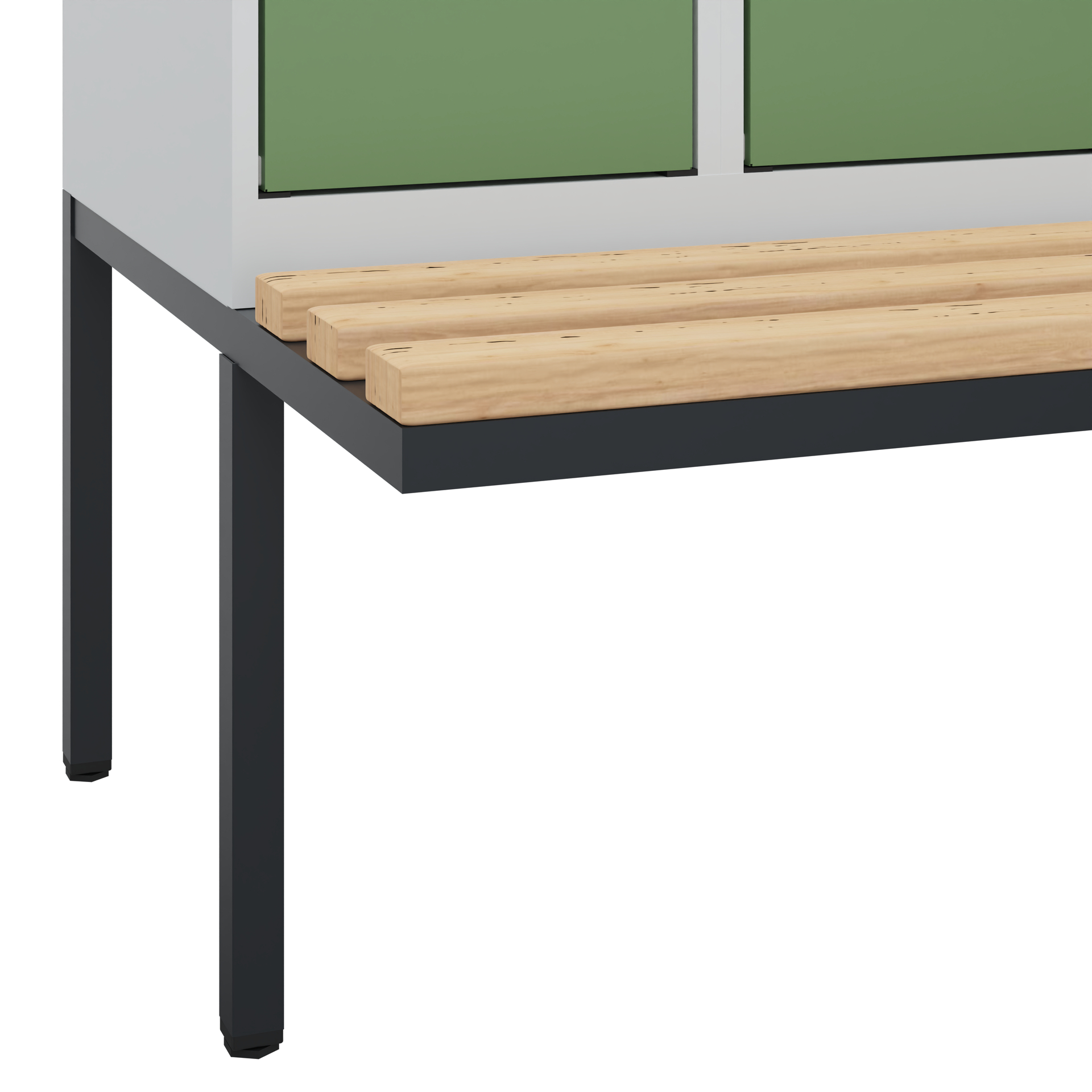 C+P Spind Evolo PLUS, Bank, 4 Abteile, 1950x1200x8
