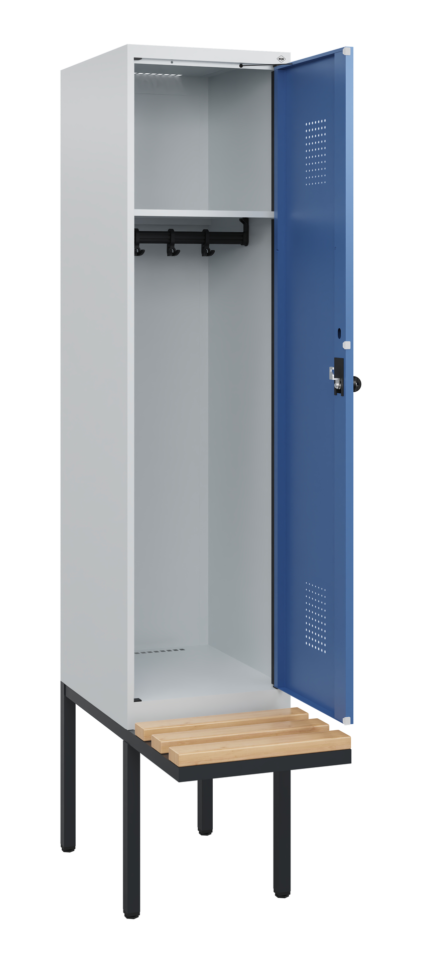 C+P Spind Evolo PLUS, Bank, 1 Abteil, 1950x400x815