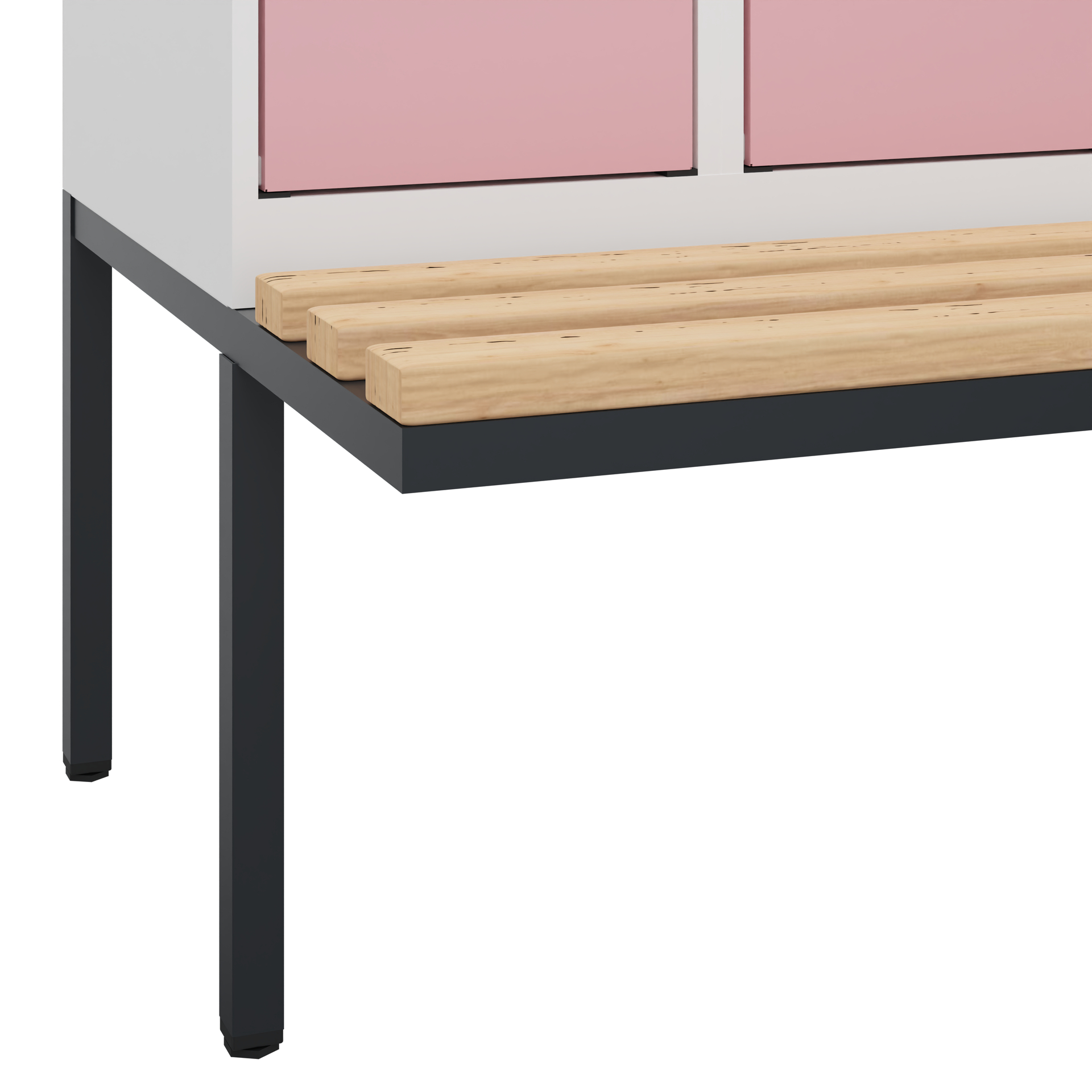 C+P Spind Evolo PLUS, Bank, 2 Abteile, 1950x600x81