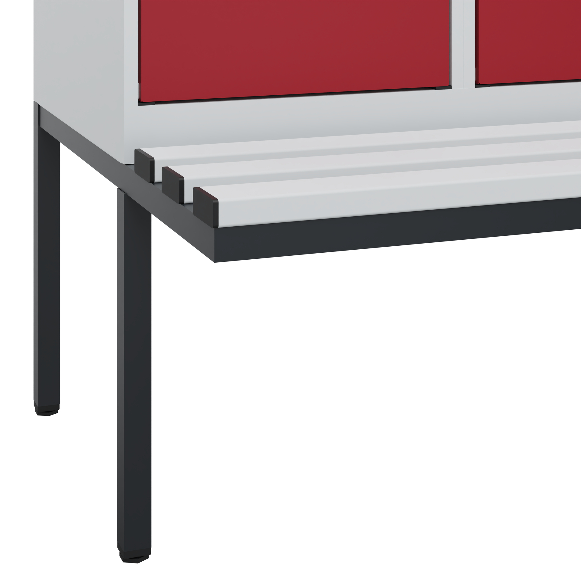 C+P Spind Evolo PLUS, Bank, 2 Abteile, 2120x800x81