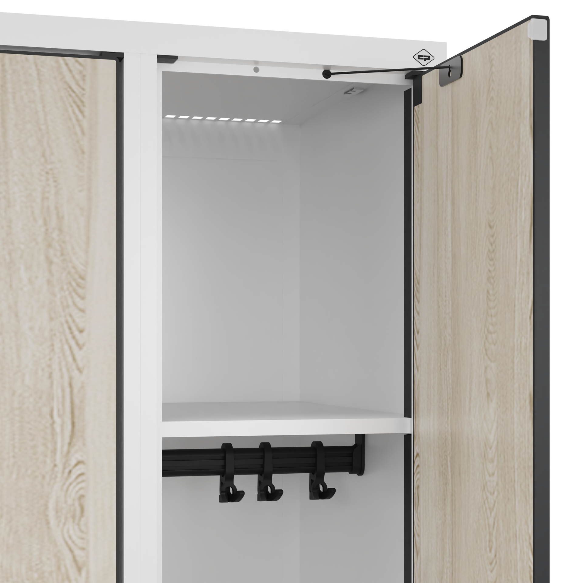 C+P Spind Evolo PLUS, Bank, 1 Abteil, 1950x300x815mm