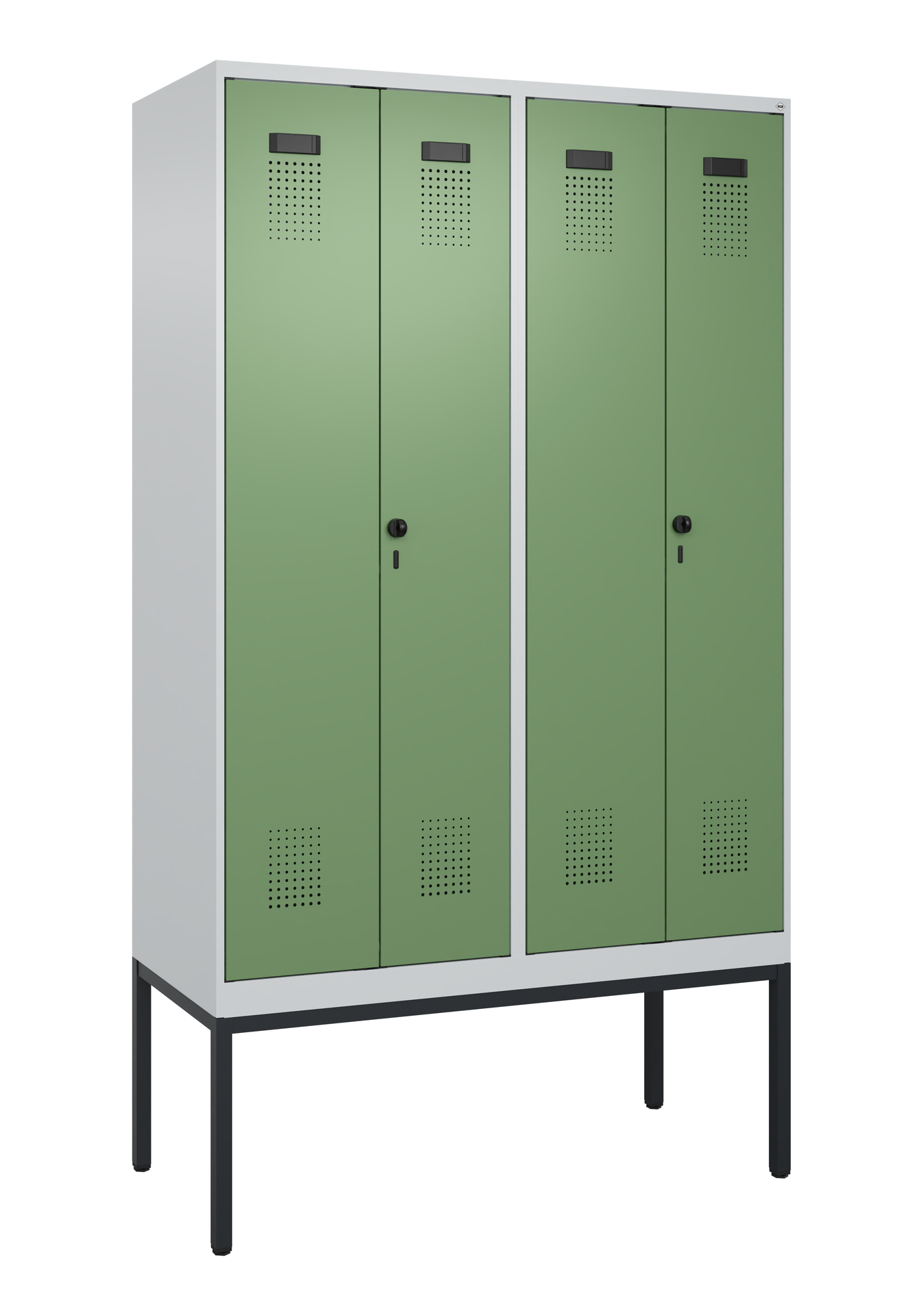 C+P PSA Doppel-Spind Evolo PLUS, Gestell, 4 Abteil