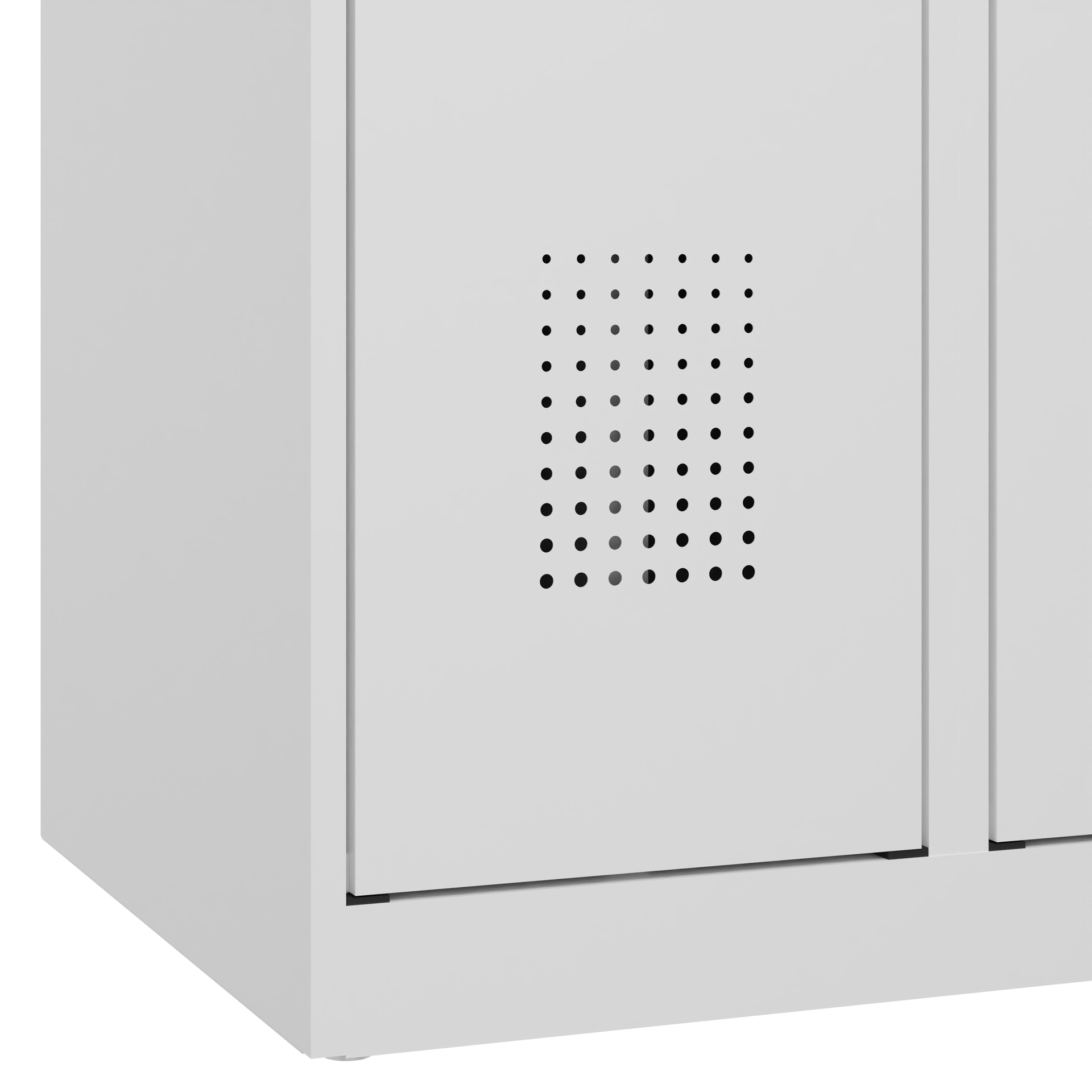 C+P Wäsche-Spind Evolo PLUS, 2 Abteile, 1850x600x5