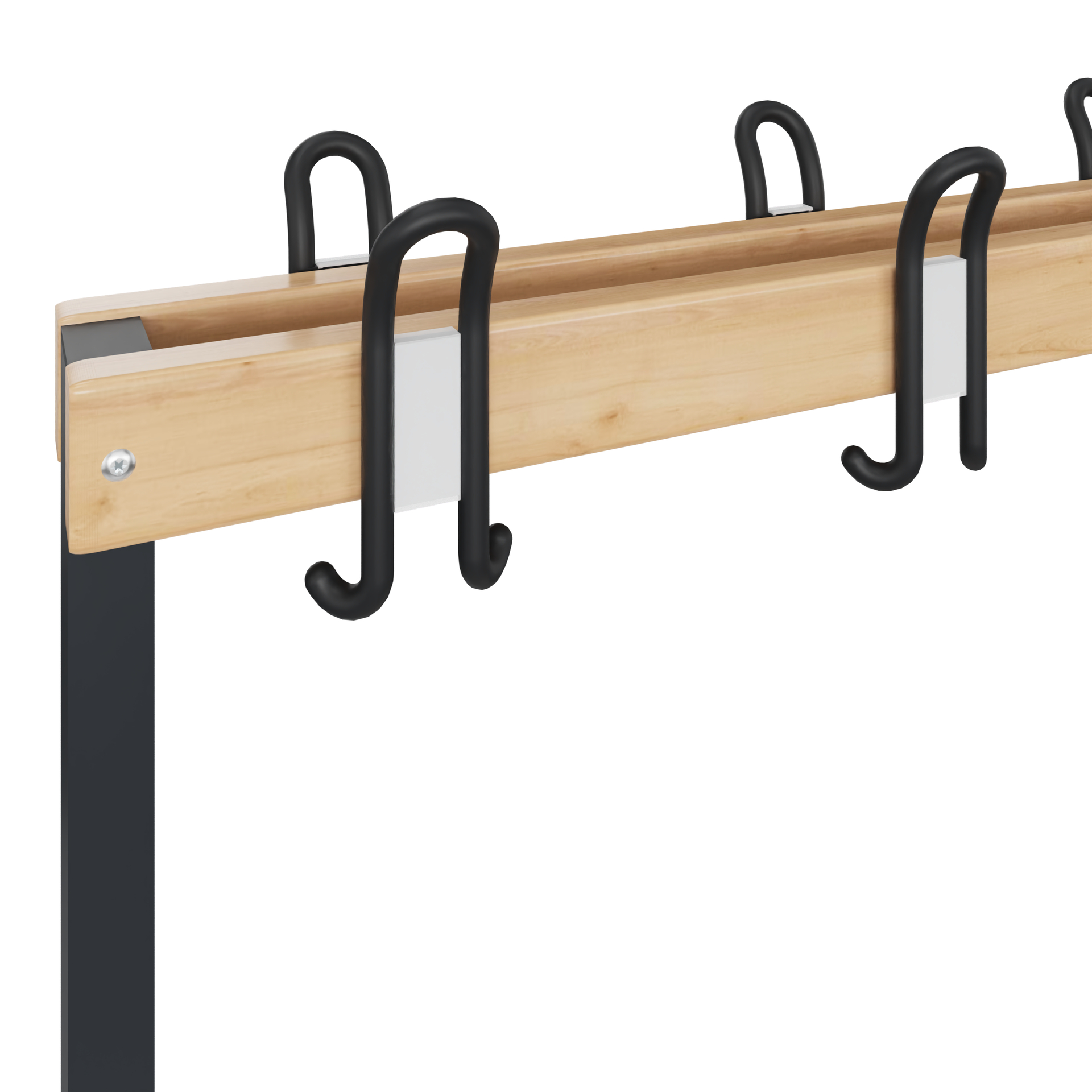 C+P Garderobenteil, 1716x1000x168mm, 7021/Buche