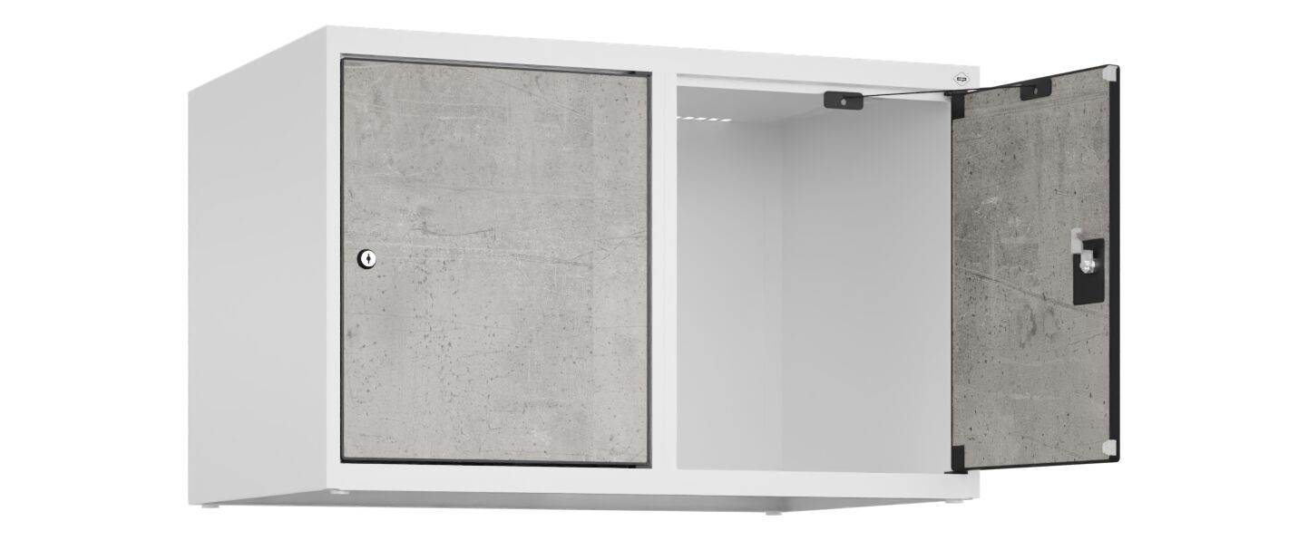 C+P Aufsatzschrank Evolo PLUS, 2 Abteile, 500x800x500mm