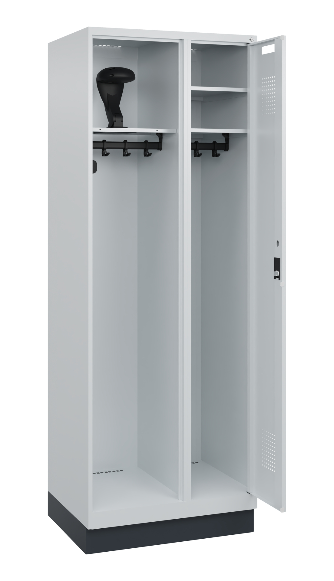 C+P Feuerwehrspind Kombi, 1 Abteil, 1850x700x500mm