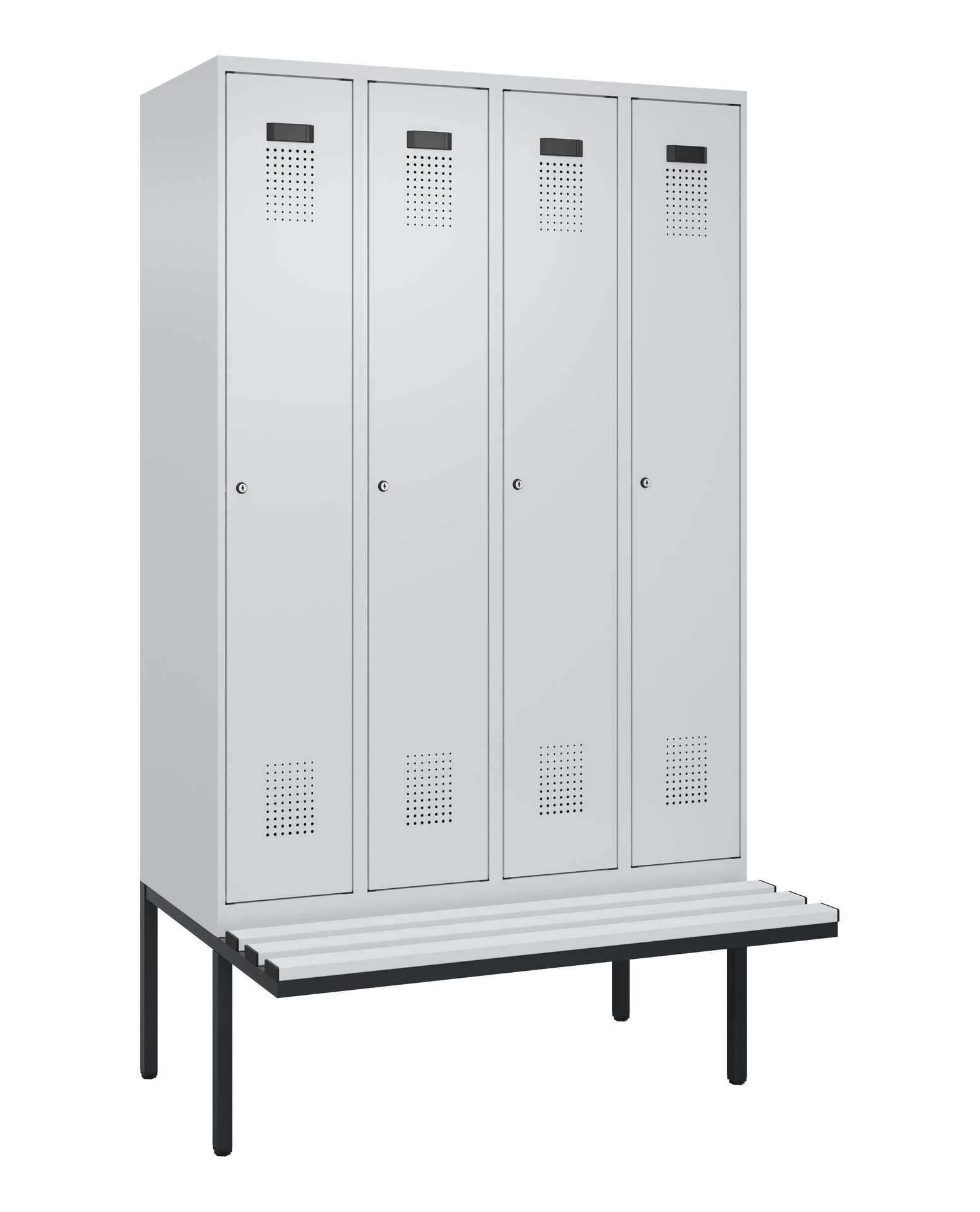 C+P Spind Evolo PLUS, Bank, 4 Abteile, 2120x1200x8