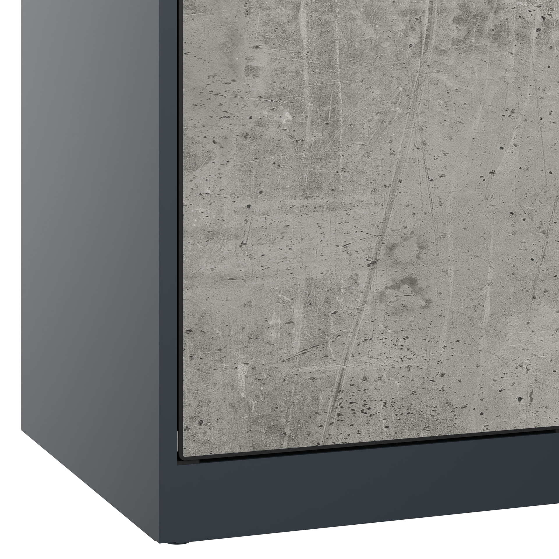 C+P Schlie�fachschrank Evolo PLUS, 3 F�cher, 1850x400x500mm