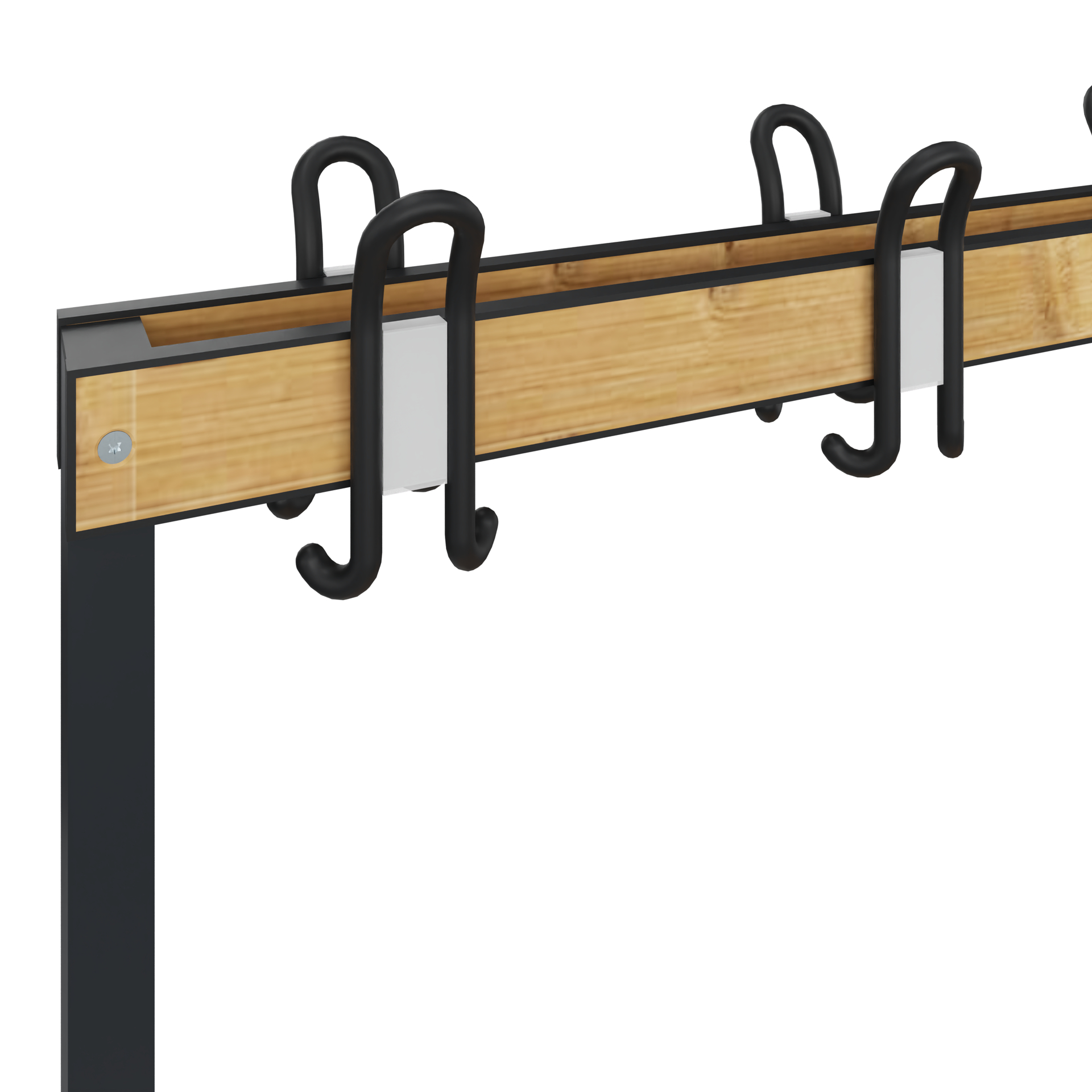 C+P Garderobenbank Solid HPL, 1716x2000x770mm, 7021/VK039