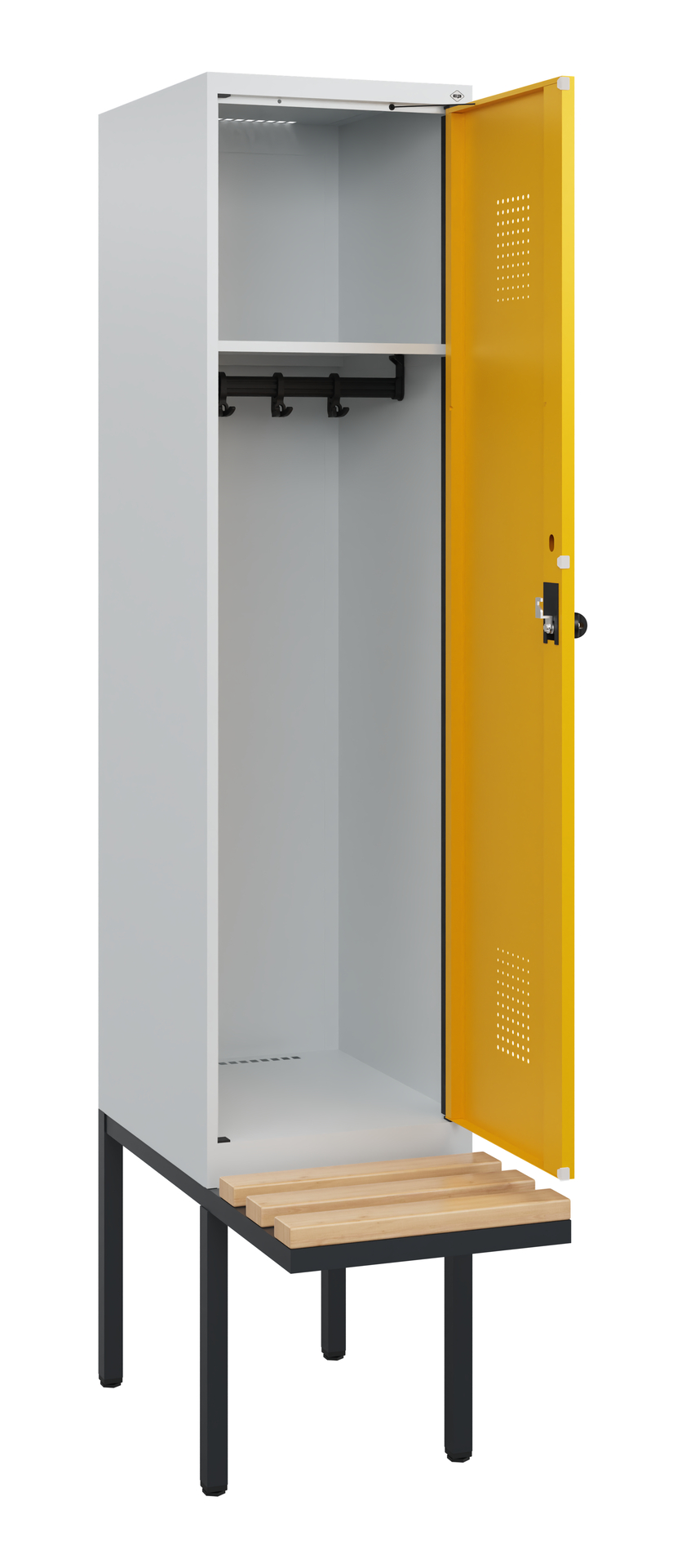 C+P Spind Evolo PLUS, Bank, 1 Abteil, 1950x400x815