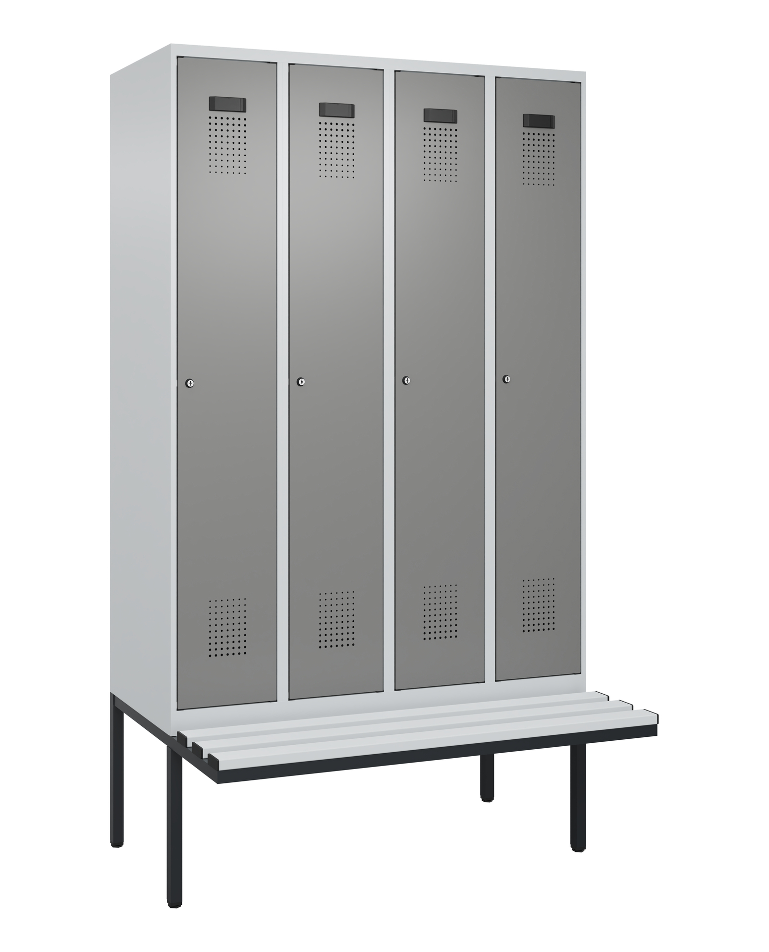 C+P Spind Evolo PLUS, Bank, 4 Abteile, 2120x1200x8