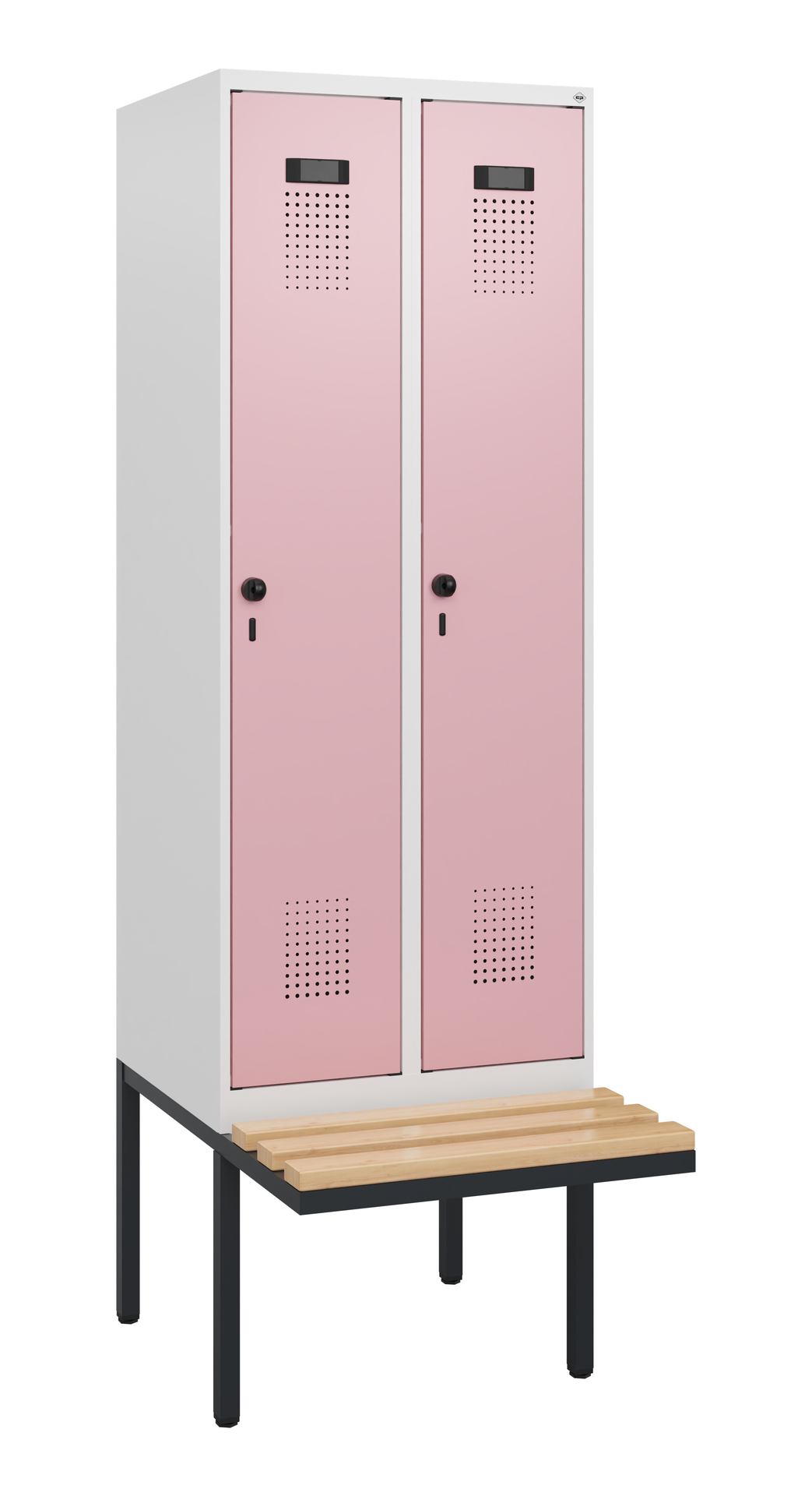 C+P Spind Evolo PLUS, Bank, 2 Abteile, 1950x600x81