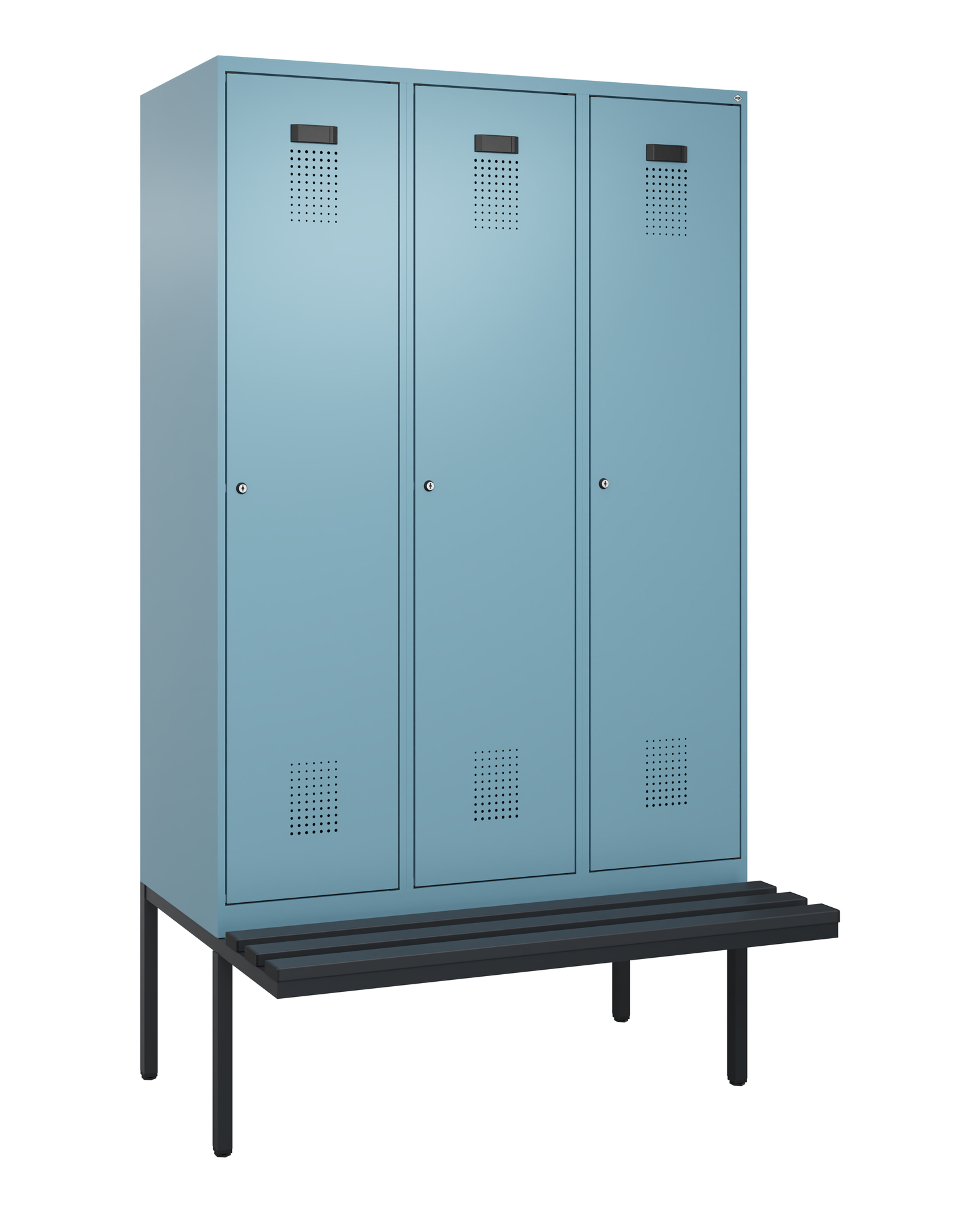 C+P Spind Evolo PLUS, Bank, 3 Abteile, 2120x1200x8